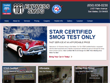 Tablet Screenshot of 101expresssmog.com